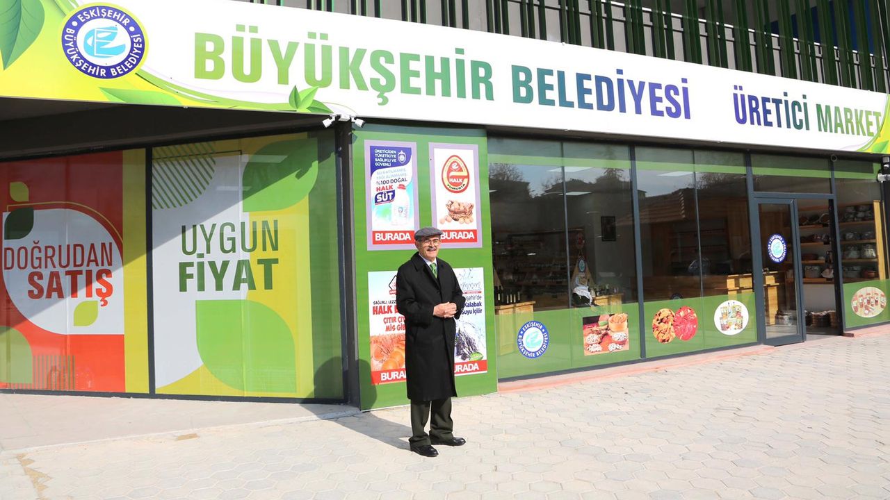 Eskişehir Büyükşehir Belediyesi üretici marketlere yenisini ekledi