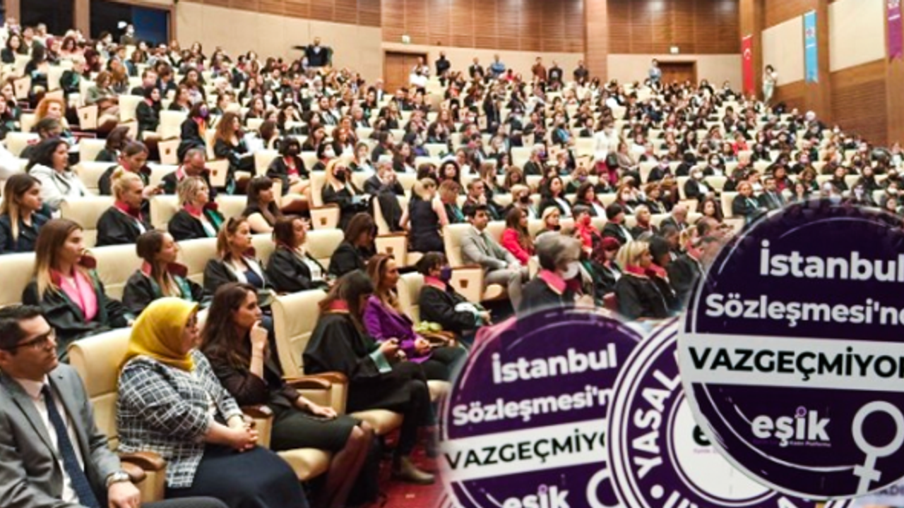 İstanbul Sözleşmesi davası başladı: Tarihin en kalabalık salonu