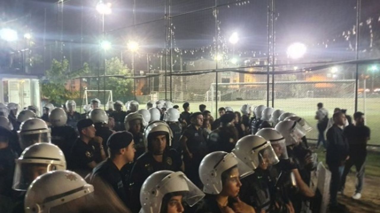 Kemal Kurkut Futbol Turnuvasına müdahale: 11 gözaltı