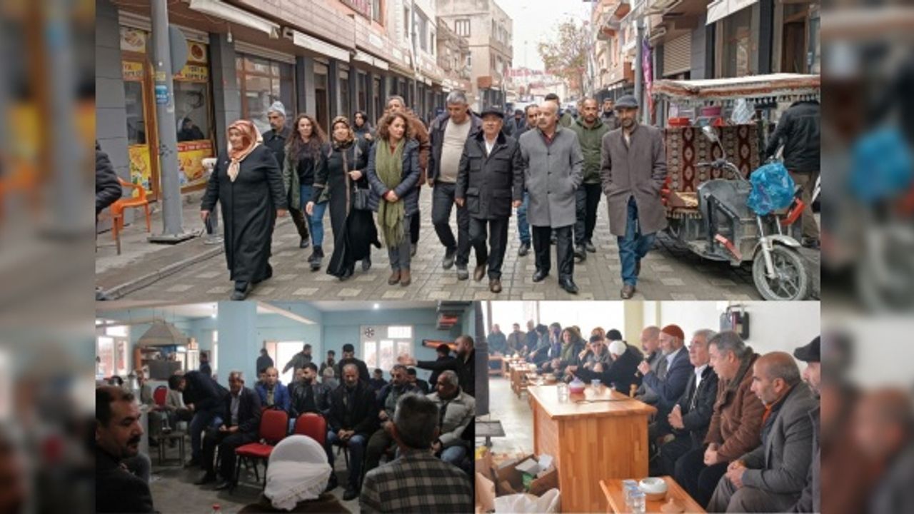 Diyarbakır'da  mahalle mahalle, sokak sokak halk ziyareti