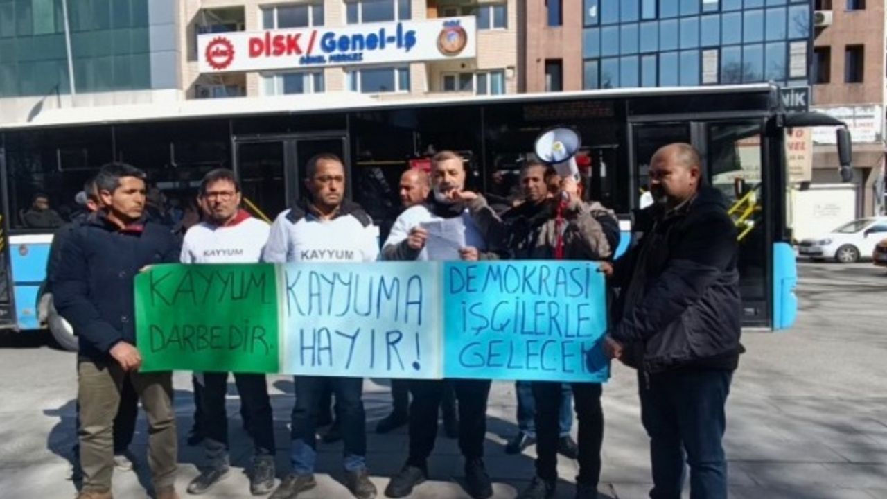 İşçiler DİSK Genel-İş kayyımına karşı Ankara'ya yürüdü