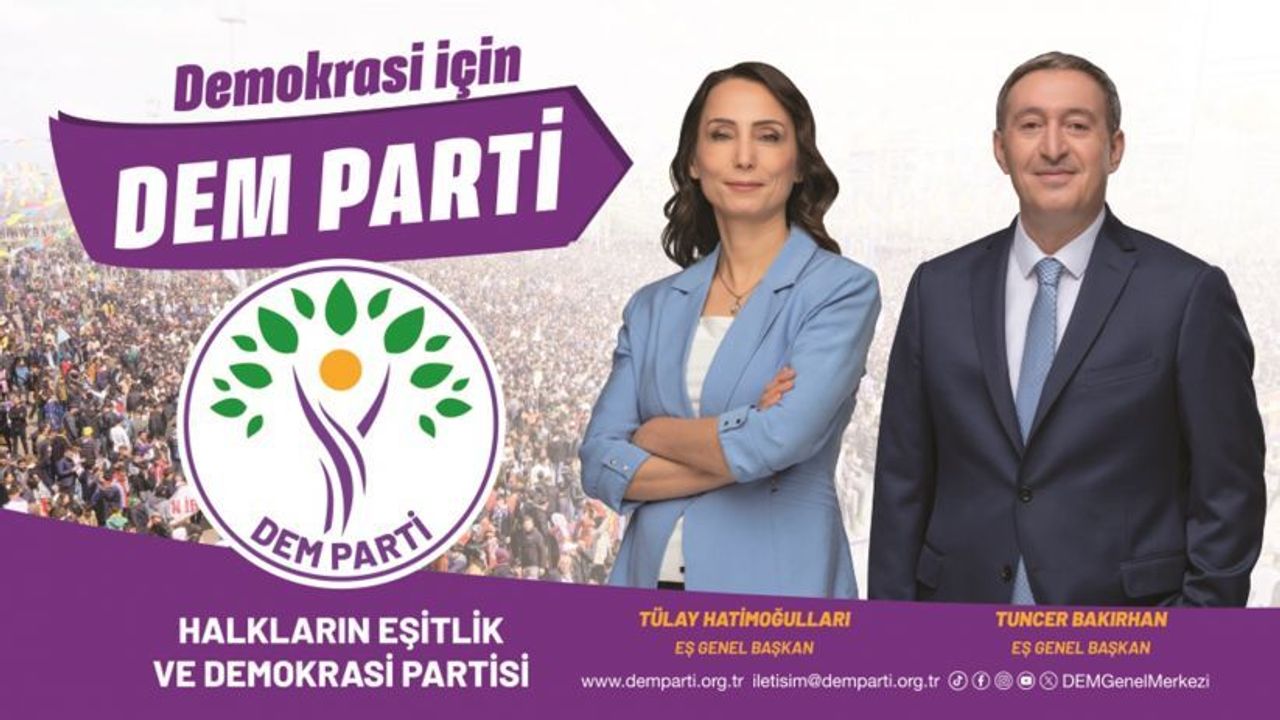 ‘Demokrasi için DEM Parti’ tanıtım kampanyası başladı