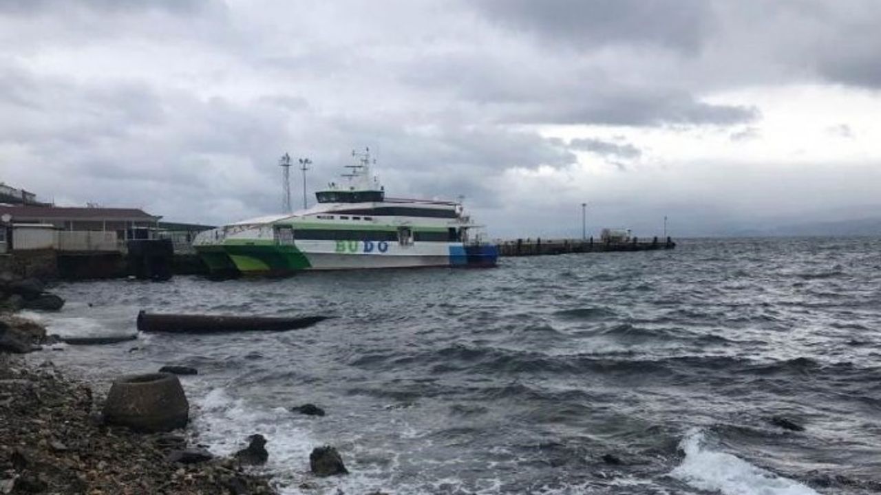 Bursa-İstanbul deniz hattında 6 sefer iptal edildi
