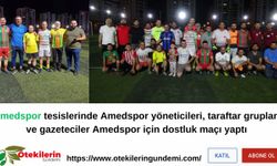 Amedspor yöneticileri, taraftar grupları ve gazeteciler #Amedspor için dostluk maçı yaptı