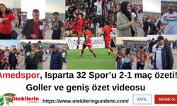 Amedspor, Isparta 32 Spor’u 2-1 maç özeti!