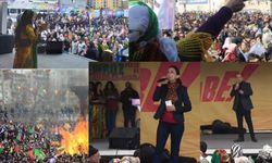 Birçok merkezde #Newroz ateşi yakılıyor | #CANLI