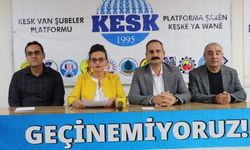 KESK miting çalışmalarının startını Van’da verdi