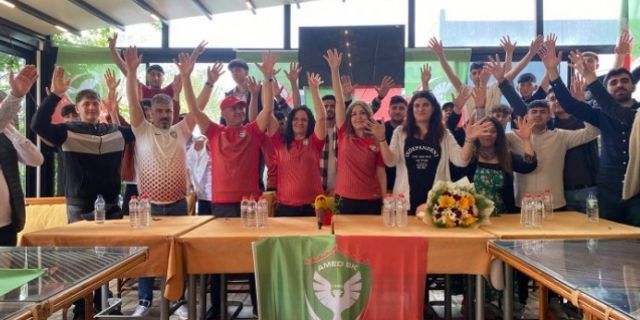 Yeşil Sol Parti milletvekili adayları Amedspor Taraftarlar Derneği’ne ziyaret