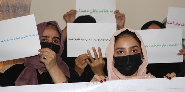 15 Ağustos 2021: Yönetimi ele geçiren Taliban’a karşı eylemler
