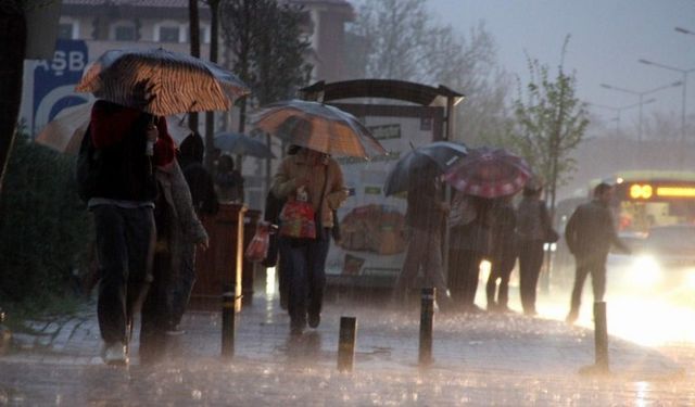 Birçok il için kuvvetli sağanak yağış uyarısı