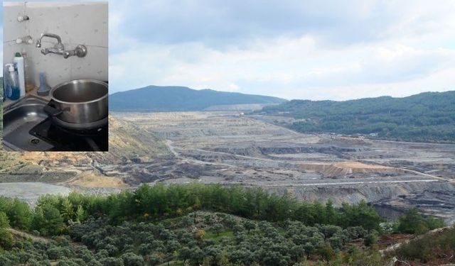 İkizköy’ü susuz bıraktılar: Maden şirketine verilmiş