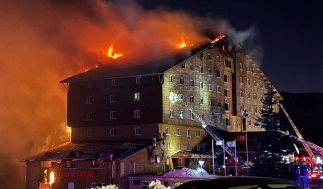 Yangın faciasının yaşandığı Grand Kartal Otel'den ilk açıklama!