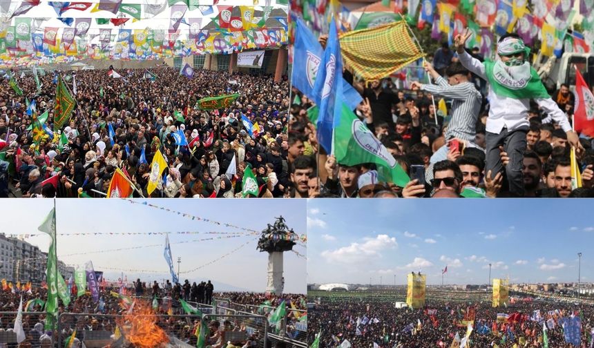 15 merkezde Newroz kutlandı