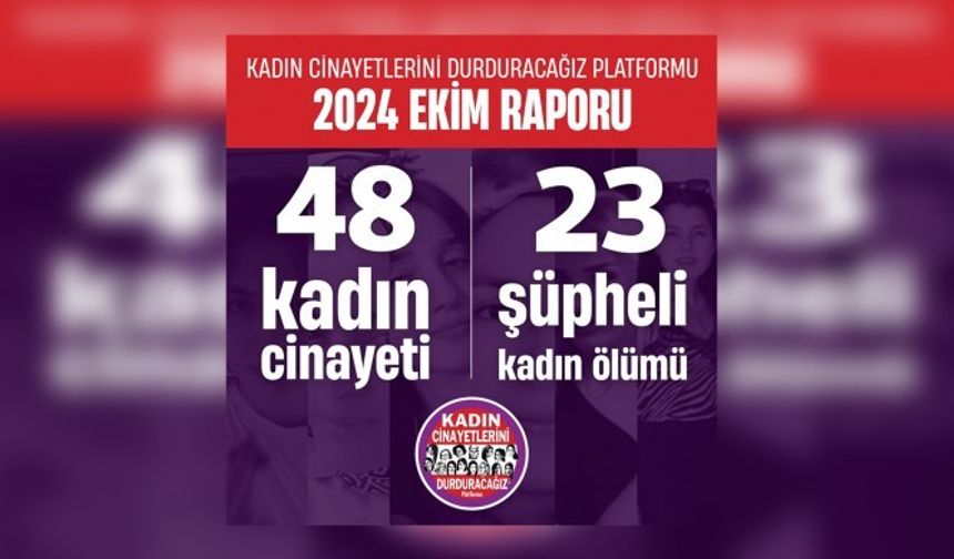 Bir ayda 48 kadın katiller tarafında katledildi