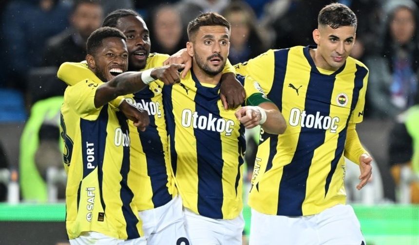 Fenerbahçe, Trabzonspor'u 3-2 mağlup etti