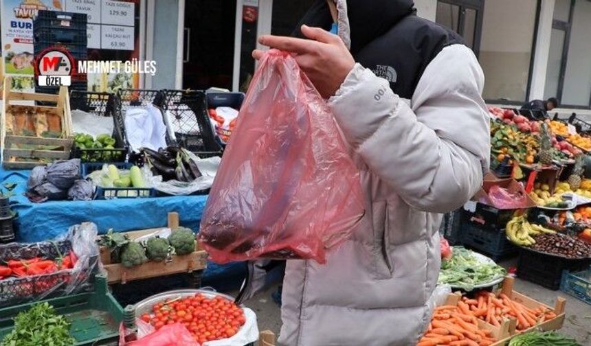 Ekonomik krizin fotoğrafı: Sadece 1 patlıcan alabildi